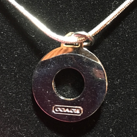 COACH SILVER & PINK TOGGLE BRACELET AND NECKLACE - Picture 5 of 8