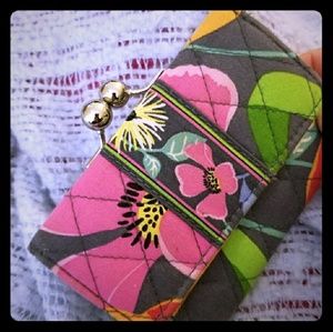 Vera Bradley Kiss lock small wallet