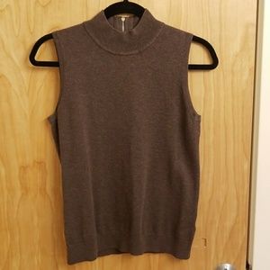 NWOT Brown high neck tank
