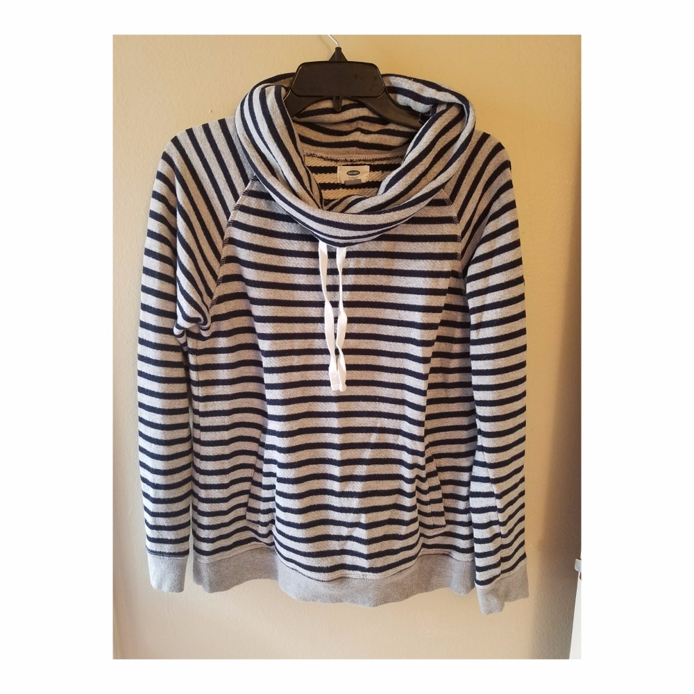 NWOT Striped Blue Sweater