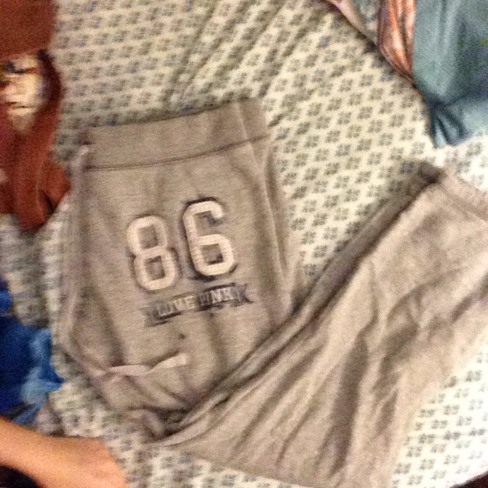 Grey PINK sweats