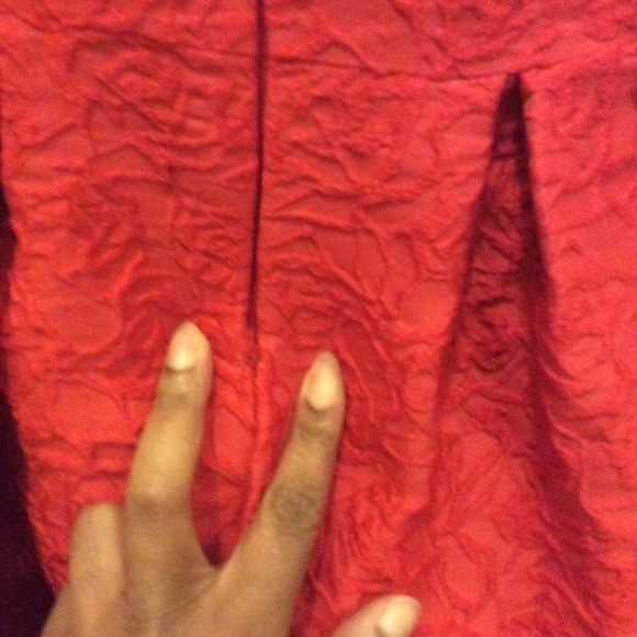 🎉HOST PICK🎉 Vintage Embroidered red belted dress - Picture 7 of 8