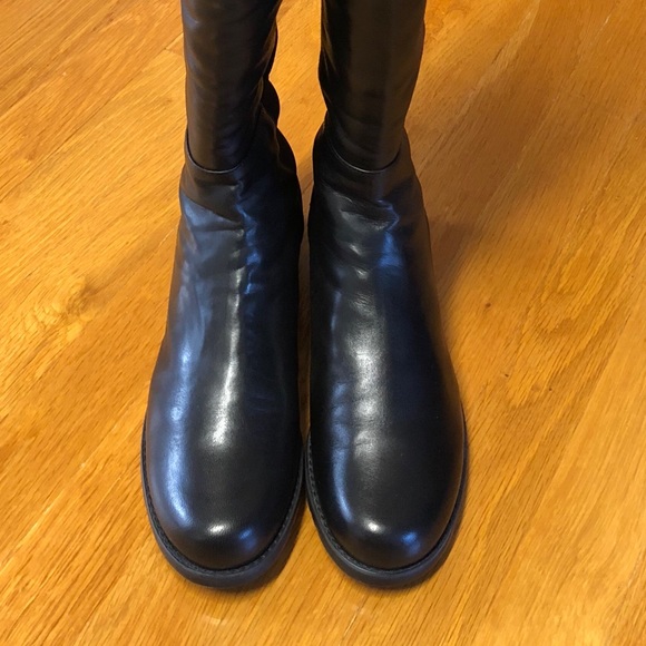 stuart weitzman 5050 black napa, 8.