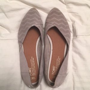Toms Flats Grey Never Worn