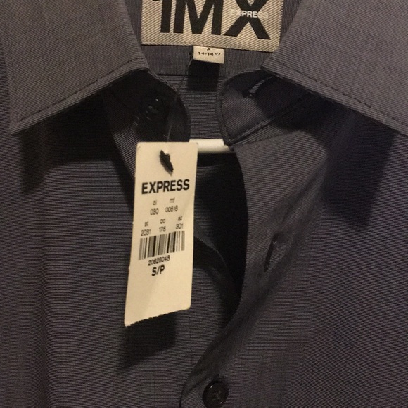 Express Men’s Fitted Dress shirt SZ Small - Picture 4 of 4