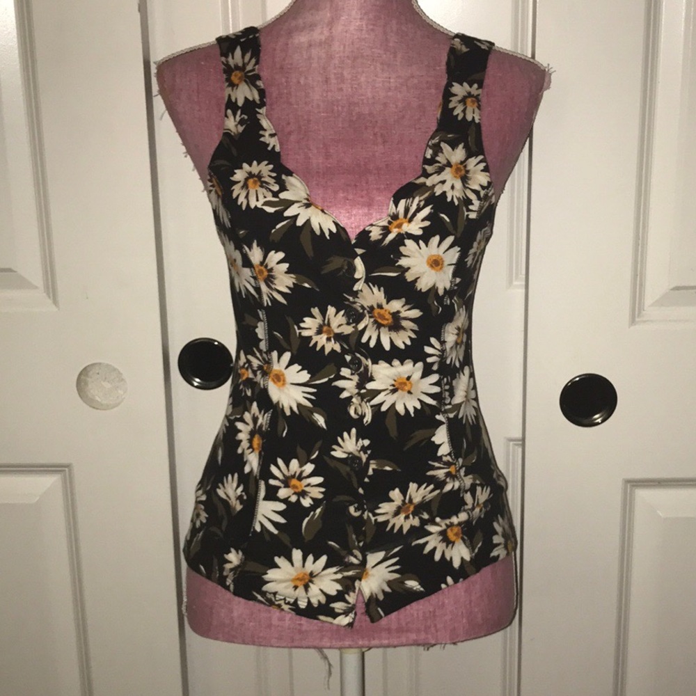 Urban outfitters floral tank