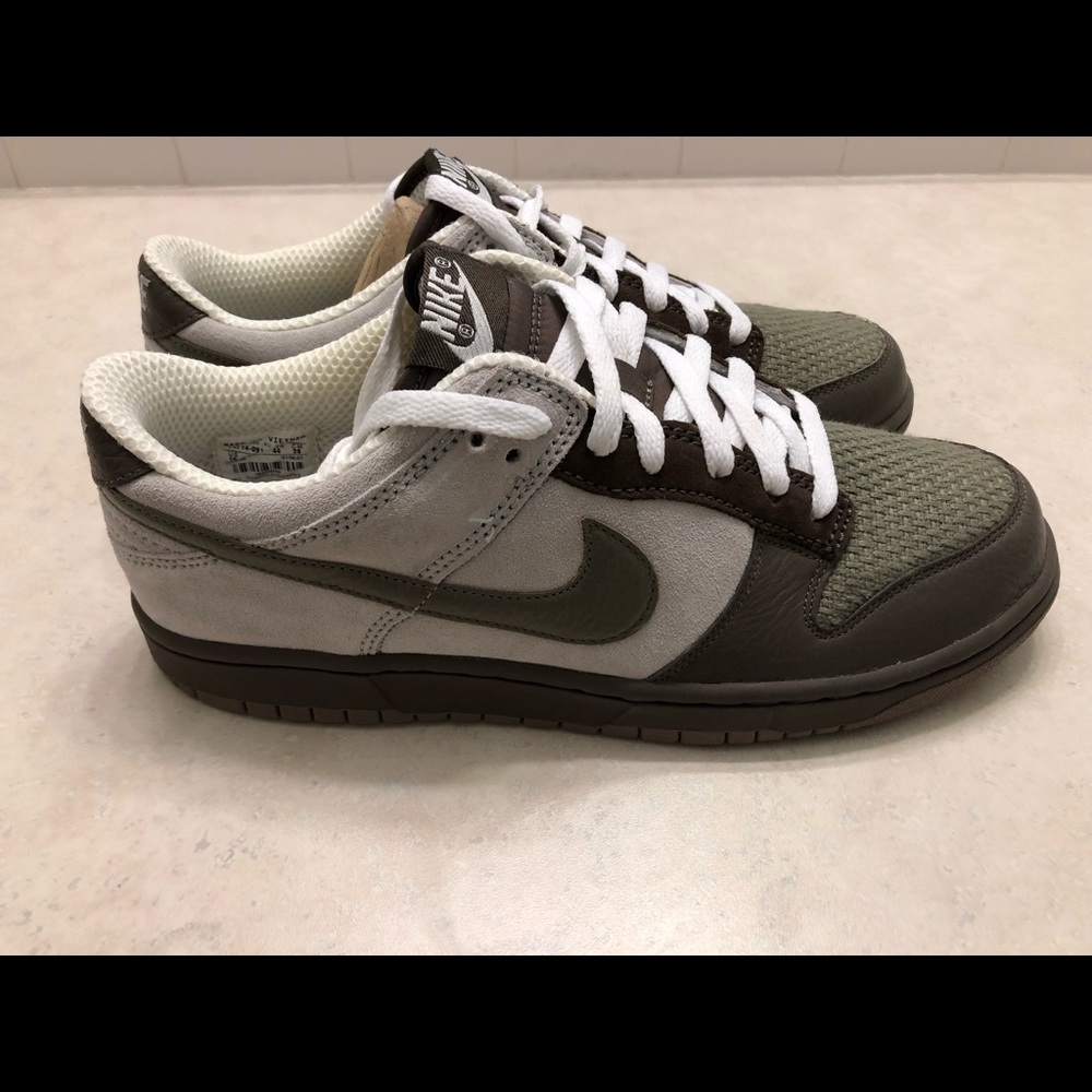 New Nike Dunk Low Ironstone/Bronzed Olive Shoes