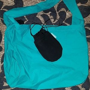 Tieks blue shoe bag
