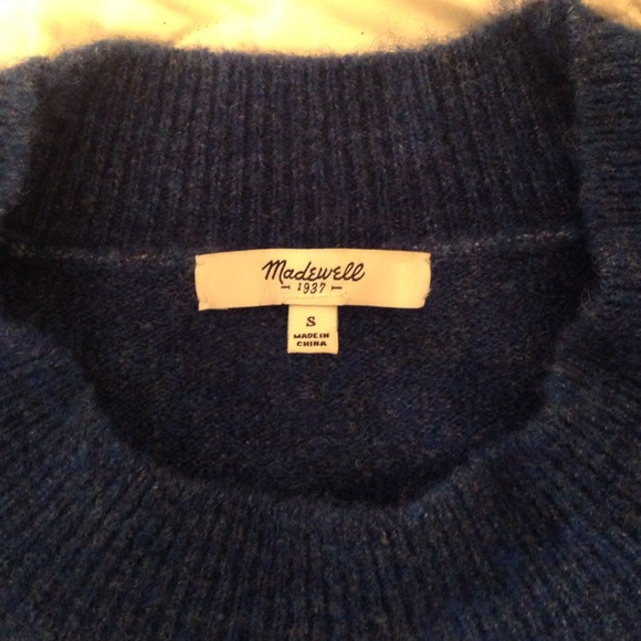 Madewell blue wool sweater - Picture 2 of 4