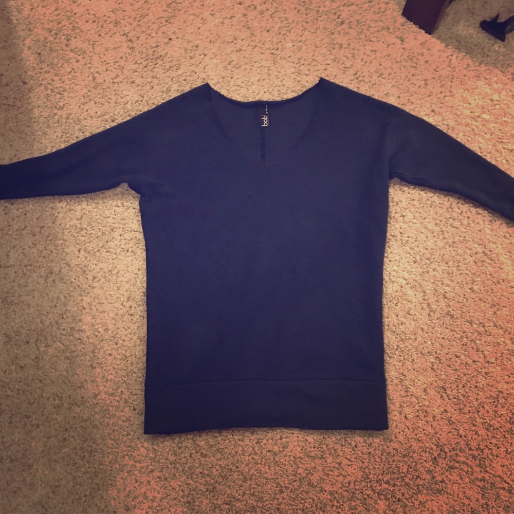 Navy tunic sweater