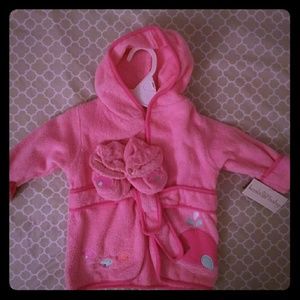 Baby girl Robe and bootie set