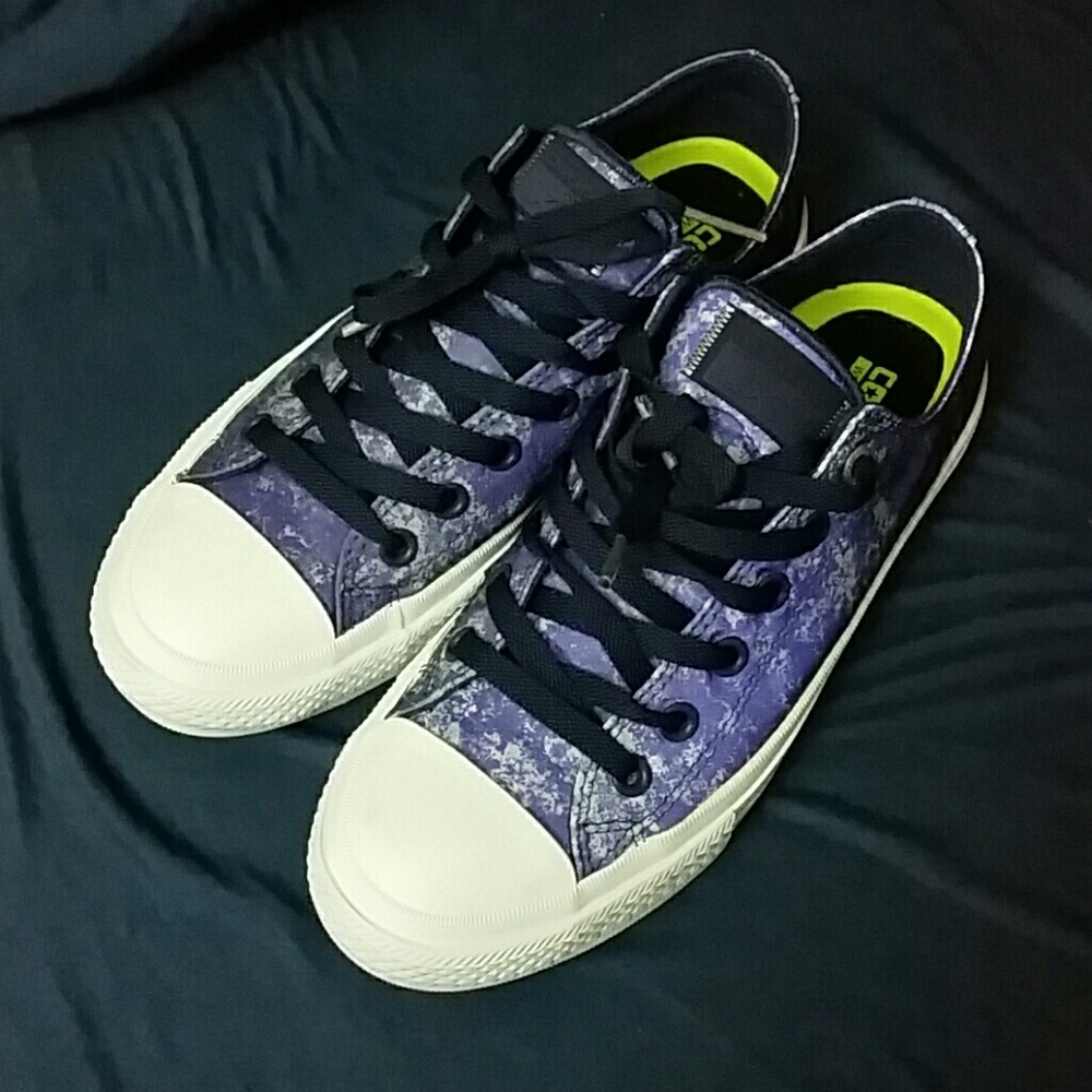 Reflective Purple Chuck II Converse-Only Worn Once