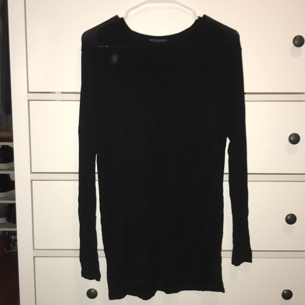 Brandy Melville black long sleeve dress