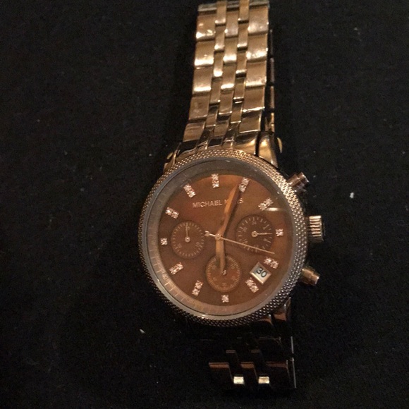 Michael Kors chronograph brown watch main image 5