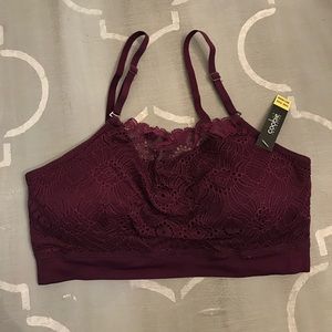 Coobie Lace Bra with removable cups and straps