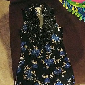 WHBM flowers and ruffle dress