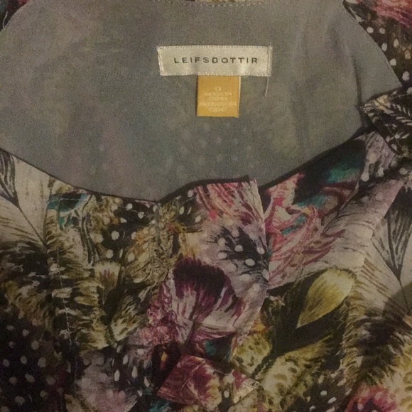 Leifsdottir Fiesta feather shift dress - Picture 5 of 5