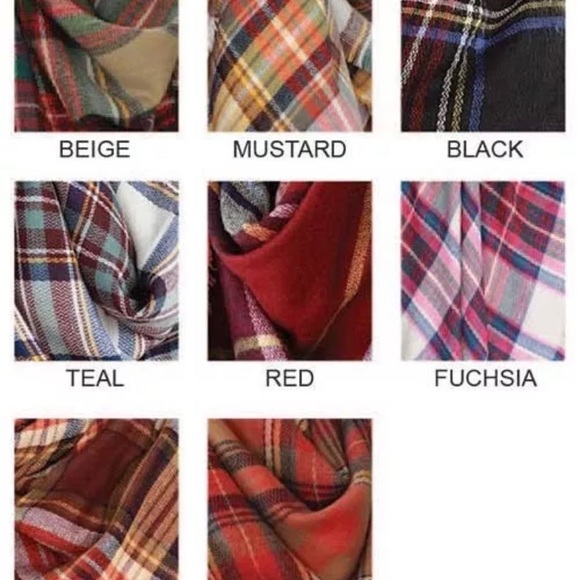 New Yellow Oversized Blanket Scarf - Picture 5 of 5