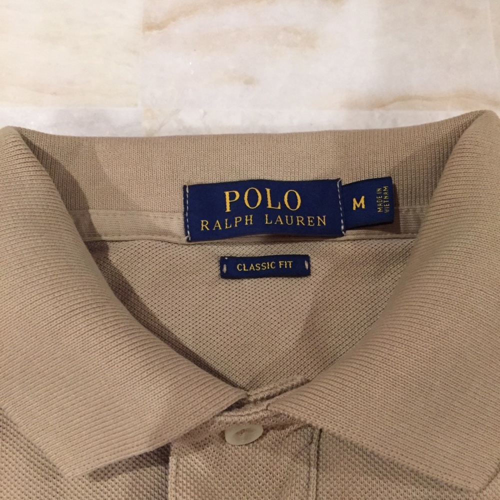 Tan Polo Ralph Lauren shirt🏇