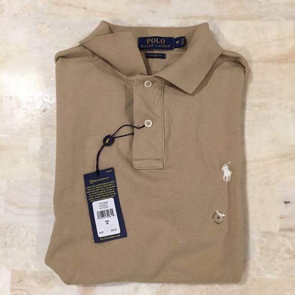 Tan Polo Ralph Lauren shirt๐ - Picture 2 of 8