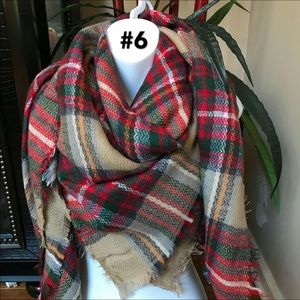 New Beige Oversized Blanket Scarf