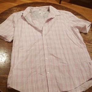 Men's Calvin Klein short sleeve button down shirt