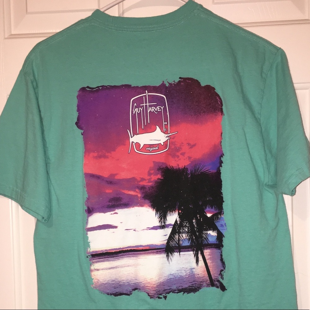 Aqua Guy Harvey t-shirt