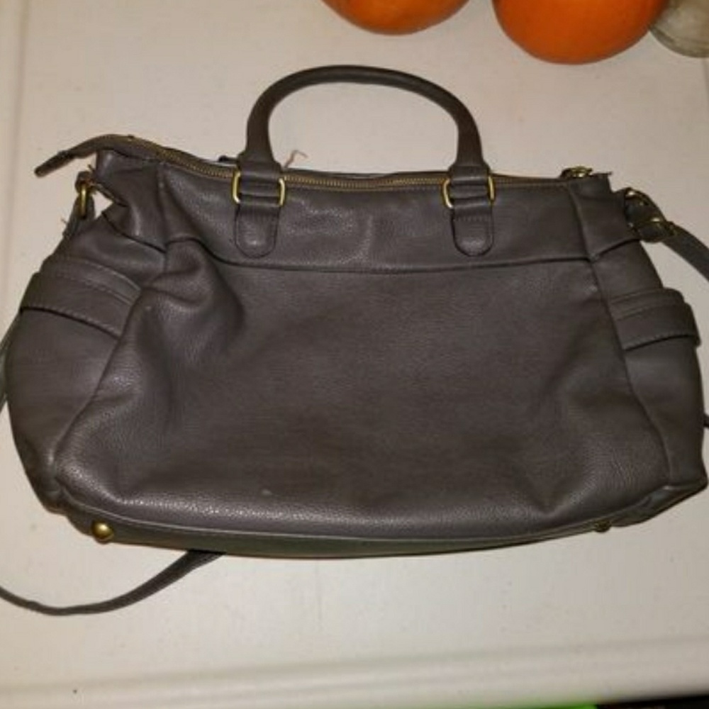 Gray Target satchel crossbody