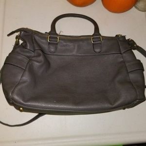 Gray Target satchel crossbody