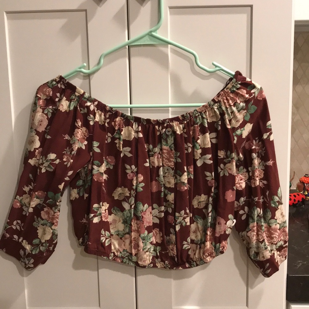 off the shoulder blouse
