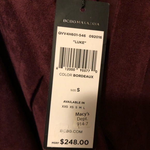 Bcbg Suede Blazer - Picture 4 of 4