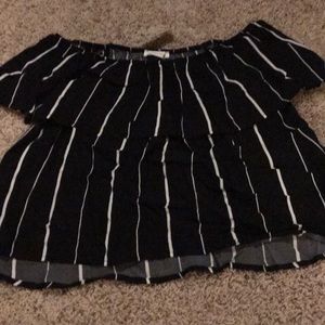 Off the shoulder dress top