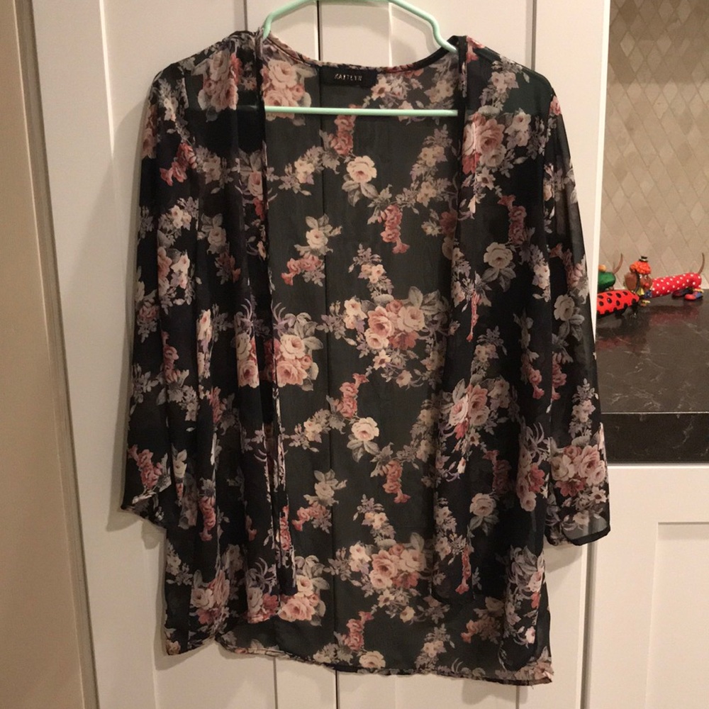 floral kimono