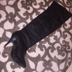 Real Leather Knee High Boots