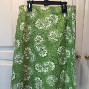 Cute Boden floral aline skirt