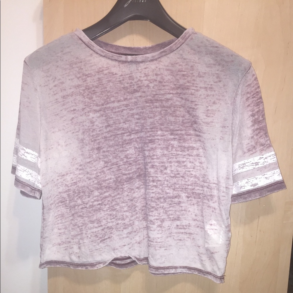 Light pink crop top
