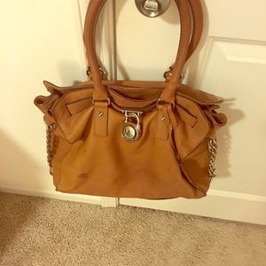 Brown leather Michael Kors bag