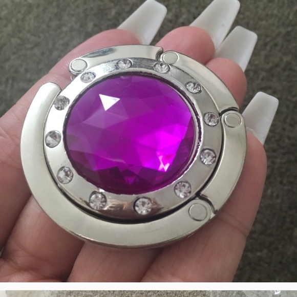 Brand New Purple Purse Hook! - Picture 3 of 4