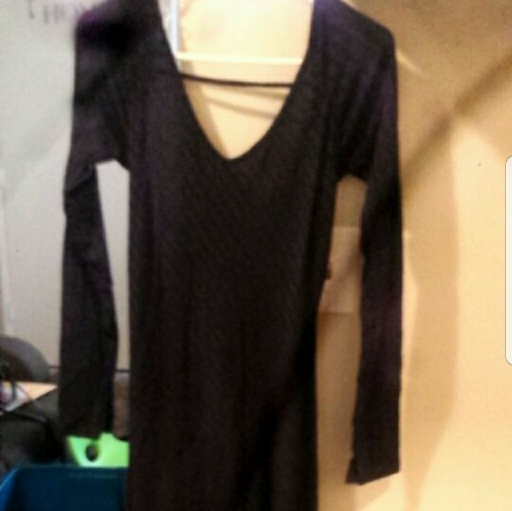 Backless hi low dress