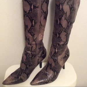 Nine West Snake Print Boot
