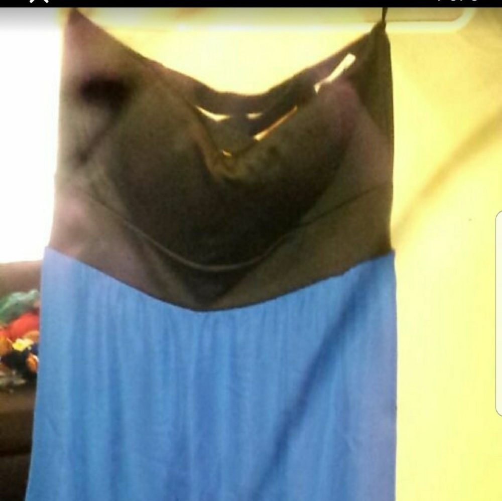 Strapless dress