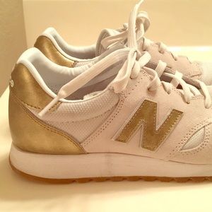 Gold New Balance from J Crew