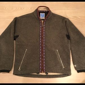 Vintage Alf Fleece Jacquard Trim Jacket 