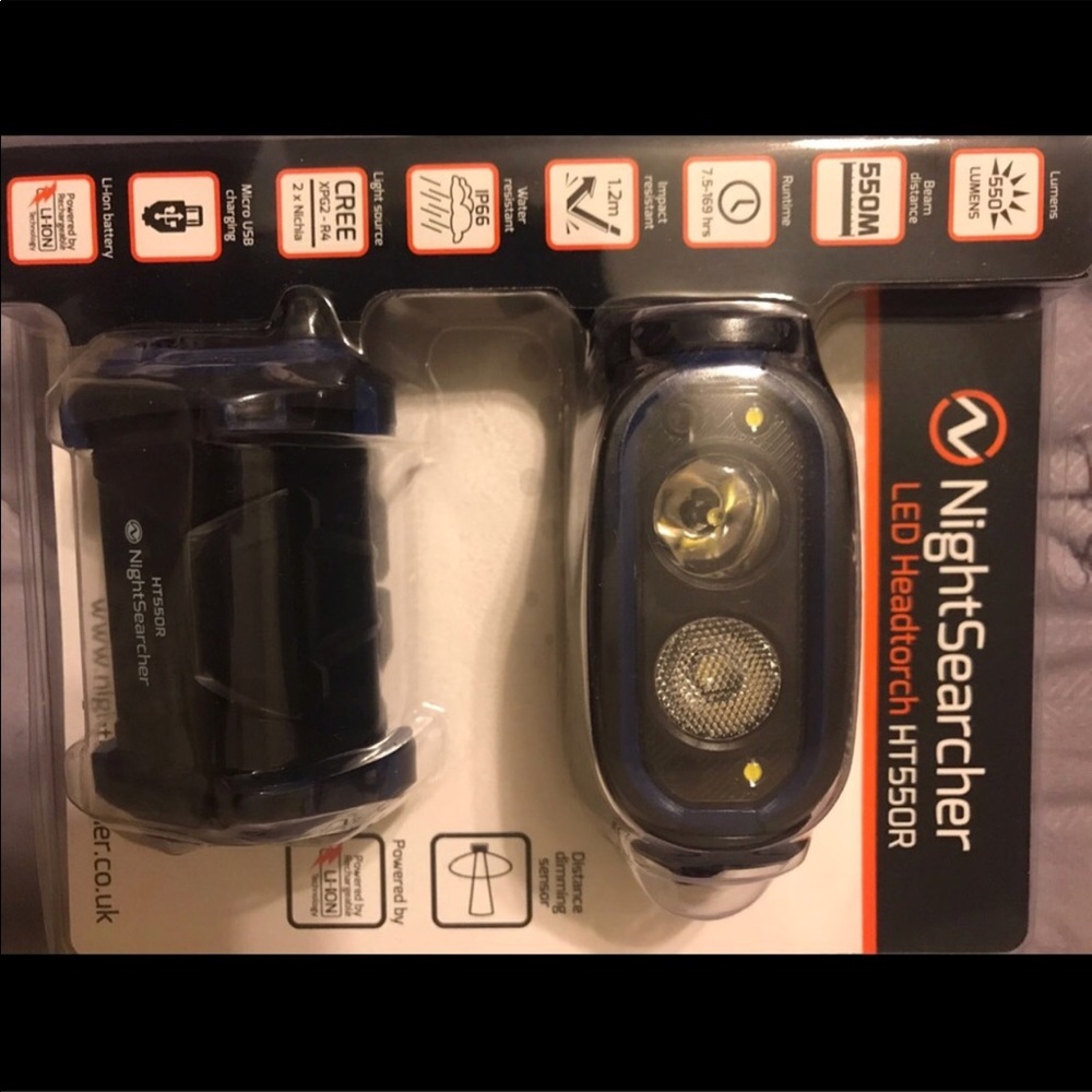 Led head torch night searcher ht550r