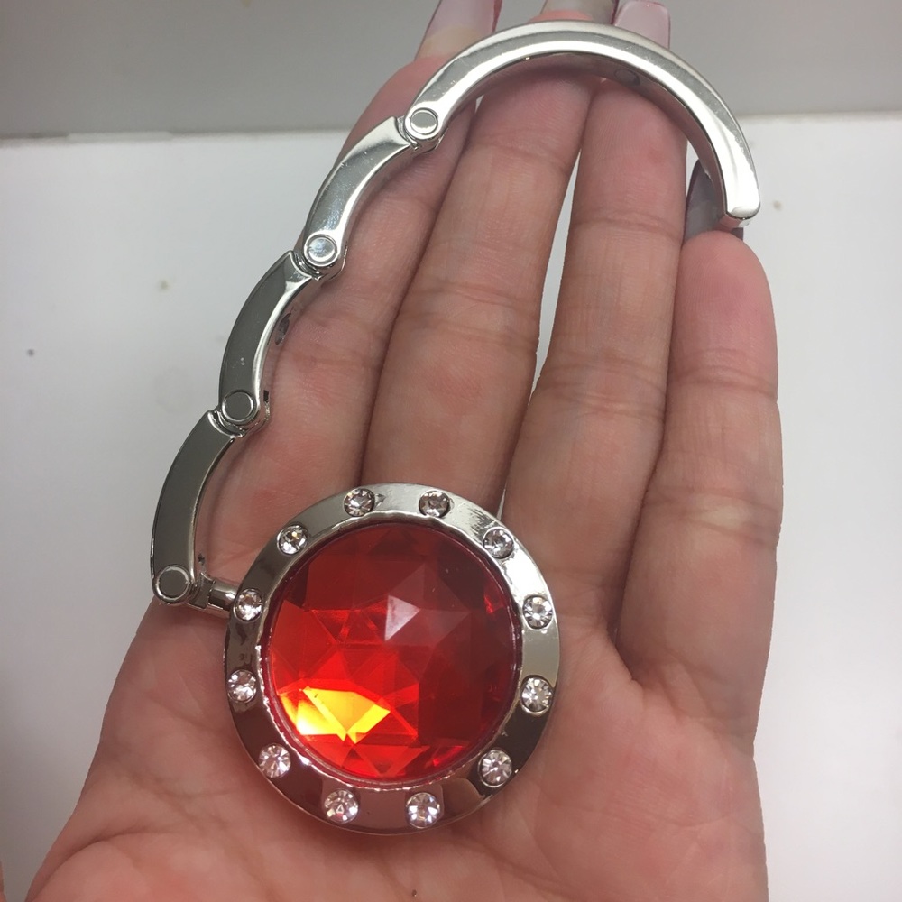 Brand New Orange Red Purse Hook!