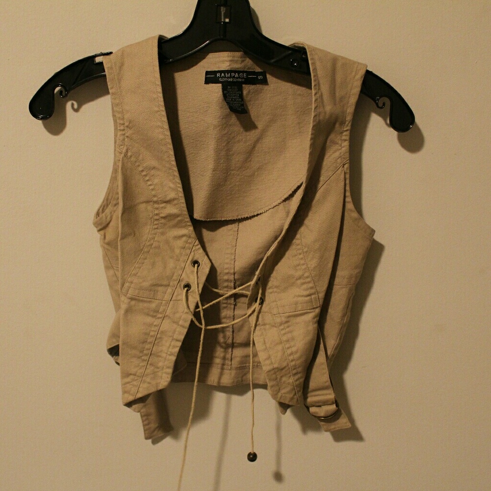 Tie up vest