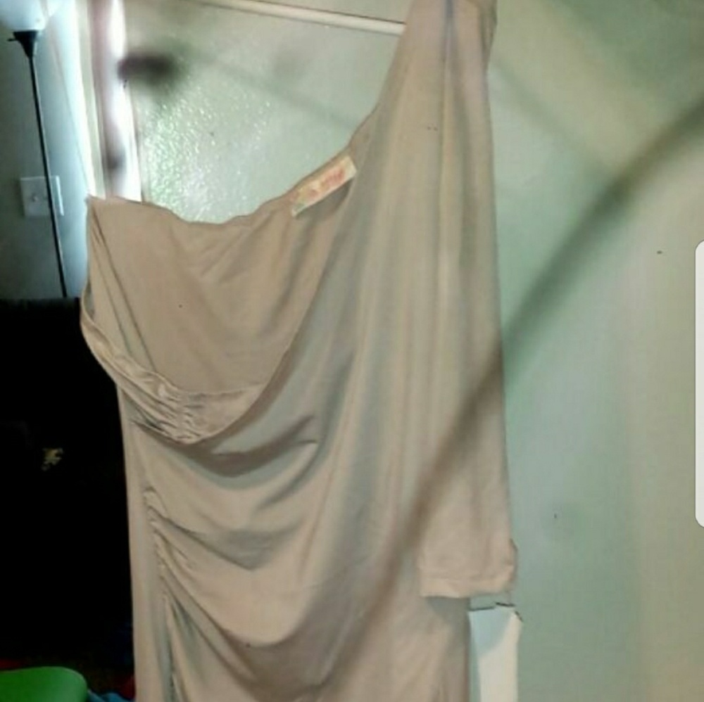 One sleeved dress