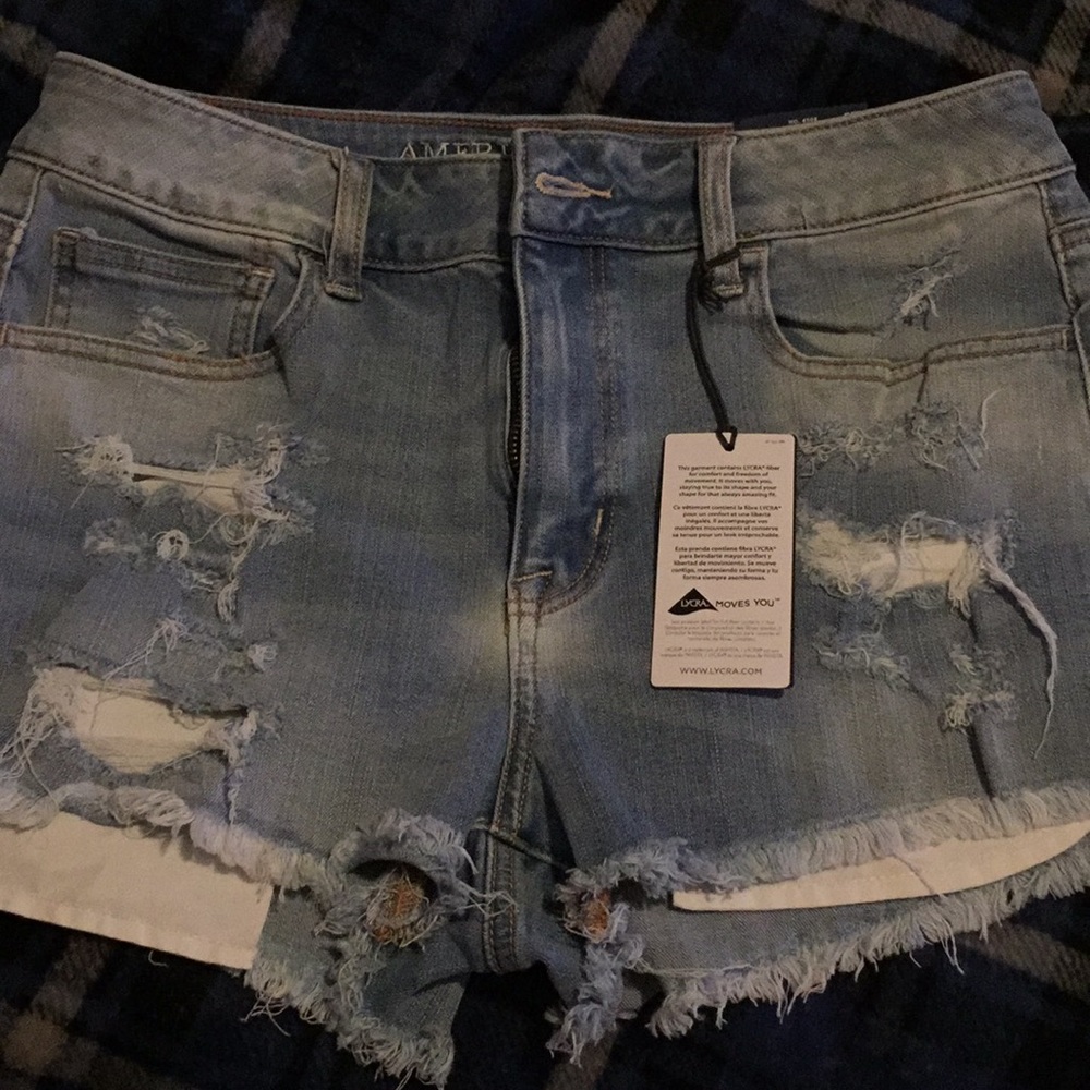 American eagle hi-rise shortie