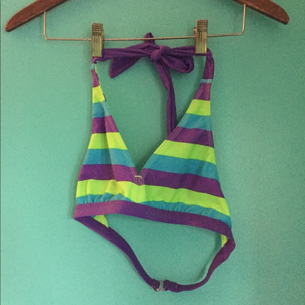Justice reversible swim top