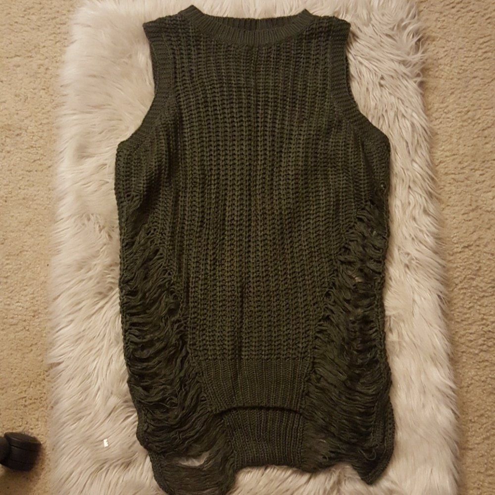 Green sweater